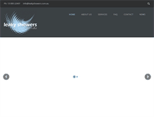 Tablet Screenshot of leakyshowers.com.au